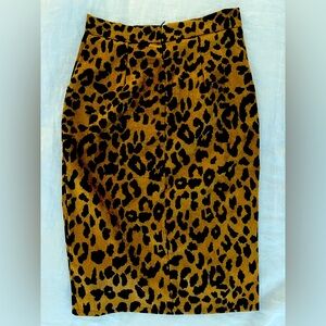 Sophisticated Leopard Pencil Skirt